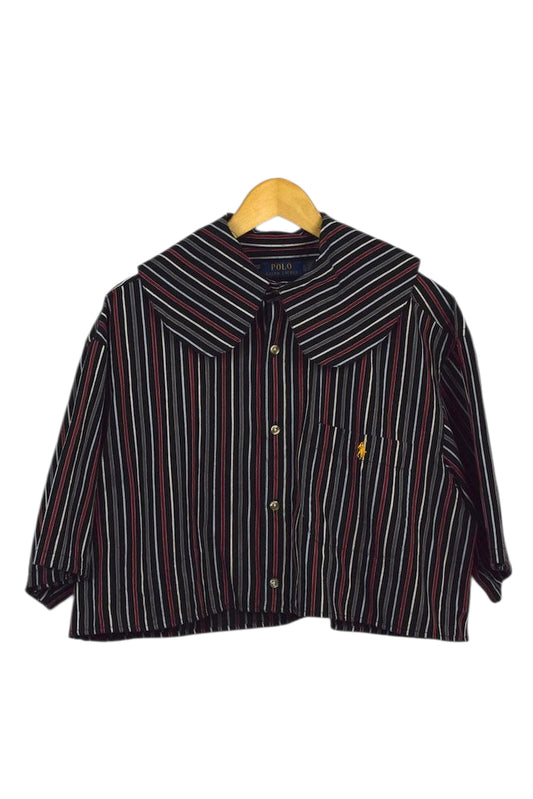 Reworked Ralph Lauren Brand Cropped Top