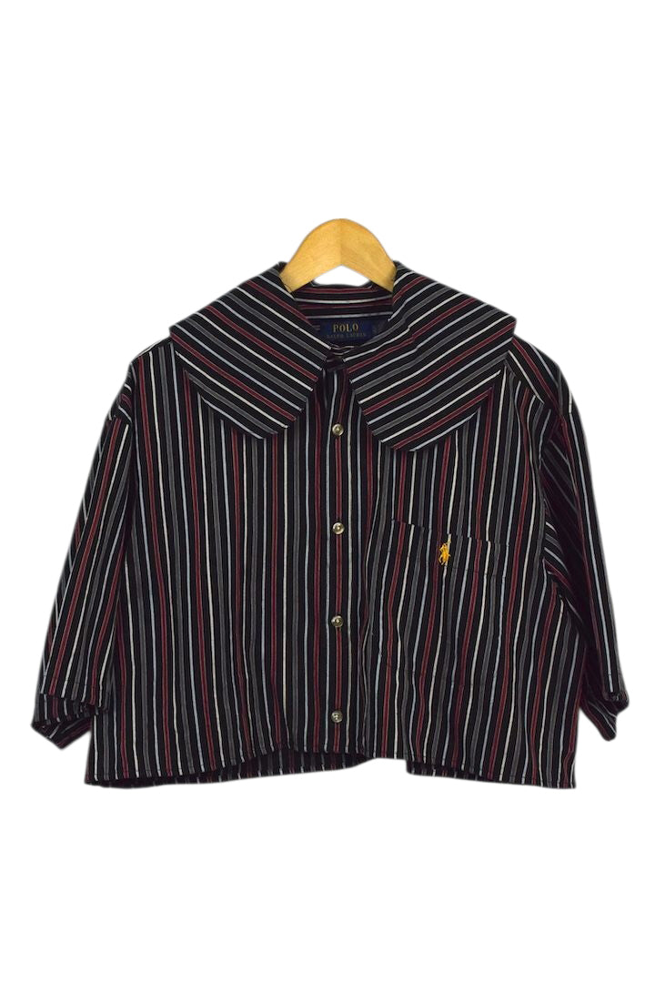Reworked Ralph Lauren Brand Cropped Top