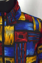 Load image into Gallery viewer, Colourful Abstract Shape Print Spray Jacket
