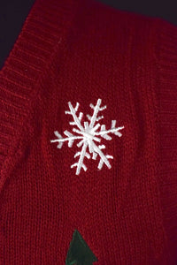 Snowman Knitted Vest