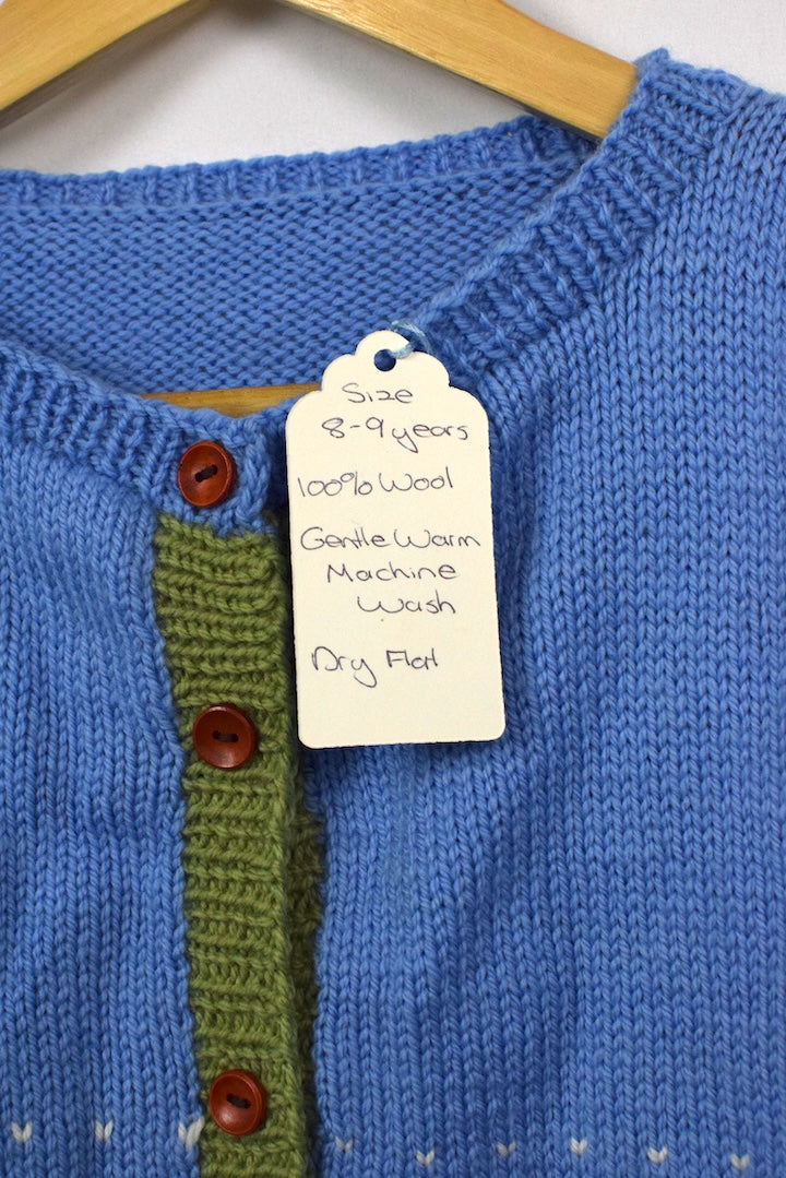 Hand-Knitted Children's Sheep Cardigan