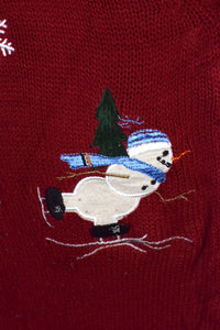 Snowman Knitted Vest