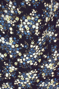 Black Floral Print Dress
