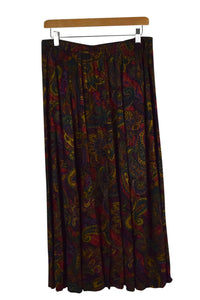 Colourful Paisley Pattern Skirt