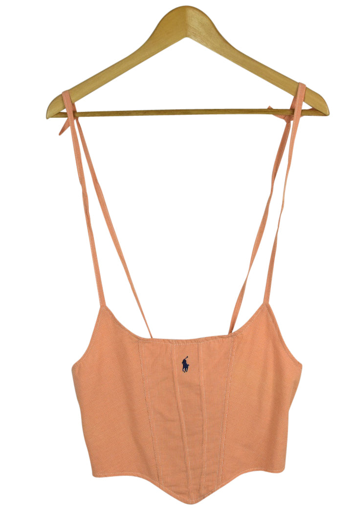 Reworked Ralph Lauren Band Corset Style Top