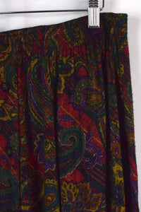 Colourful Paisley Pattern Skirt