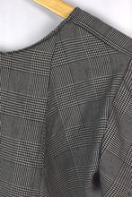 Load image into Gallery viewer, Reworked Checkered Tie Up Top
