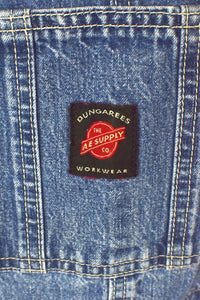 80s Dungarees Brand Denim Overalls