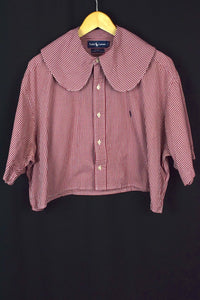 Reworked Ralph Lauren Brand Crop Top