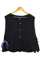 Load image into Gallery viewer, Reworked Checkered Babydoll Top
