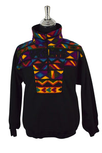 Black Fleeced Pullover