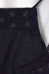 Reworked Floral Print Tie Up Top
