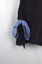 Load image into Gallery viewer, Reworked Checkered Babydoll Top
