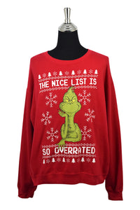 2017 The Grinch Nice List Sweatshirt