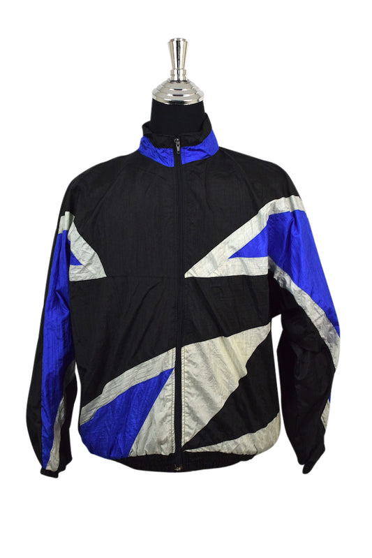 Black and Silver Spray Jacket