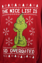 Load image into Gallery viewer, 2017 The Grinch Nice List Sweatshirt
