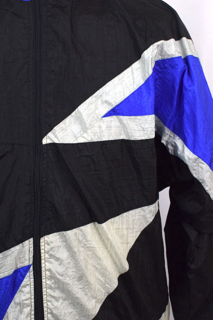 Black and Silver Spray Jacket