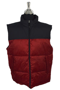 Red and Black Puffer Vest