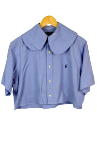 Reworked Ralph Lauren Brand Crop Top