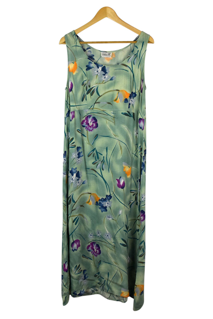 Ella K Brand Floral Print Dress