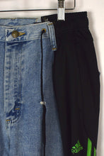 Load image into Gallery viewer, Reworked Adidas Brand Track-Jeans
