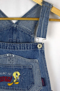 90s Tweety Denim Overalls