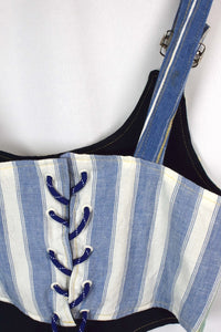 Reworked Corset Style Top