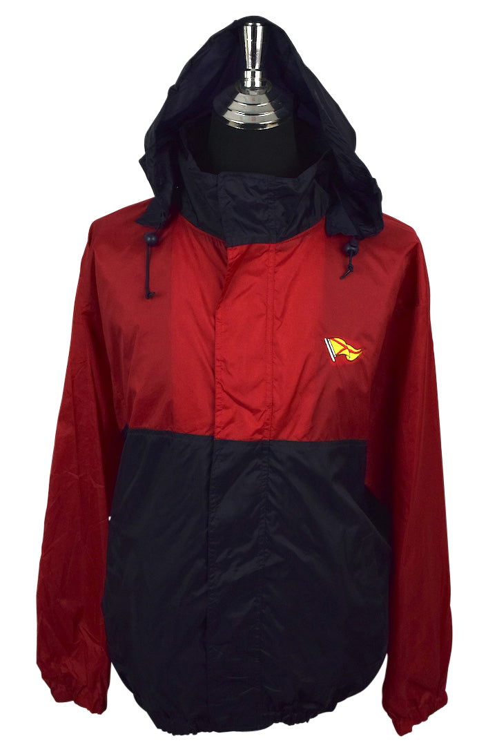 Red and Navy Spray Jacket