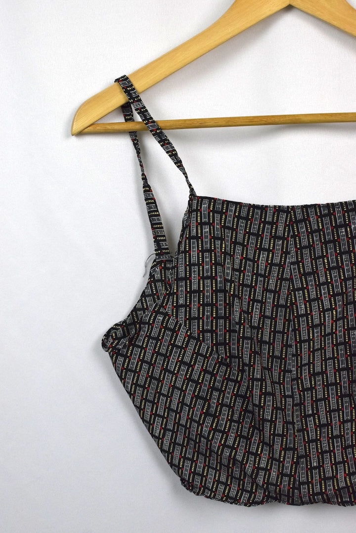 Reworked Tie-Up Crop Top