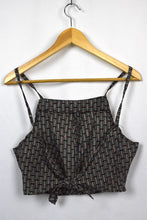 Load image into Gallery viewer, Reworked Tie-Up Crop Top
