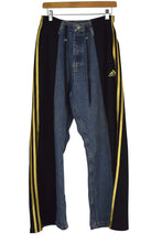 Load image into Gallery viewer, Reworked Adidas Brand Track Jeans
