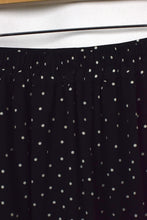 Load image into Gallery viewer, Black Polka Dot Midi Skirt
