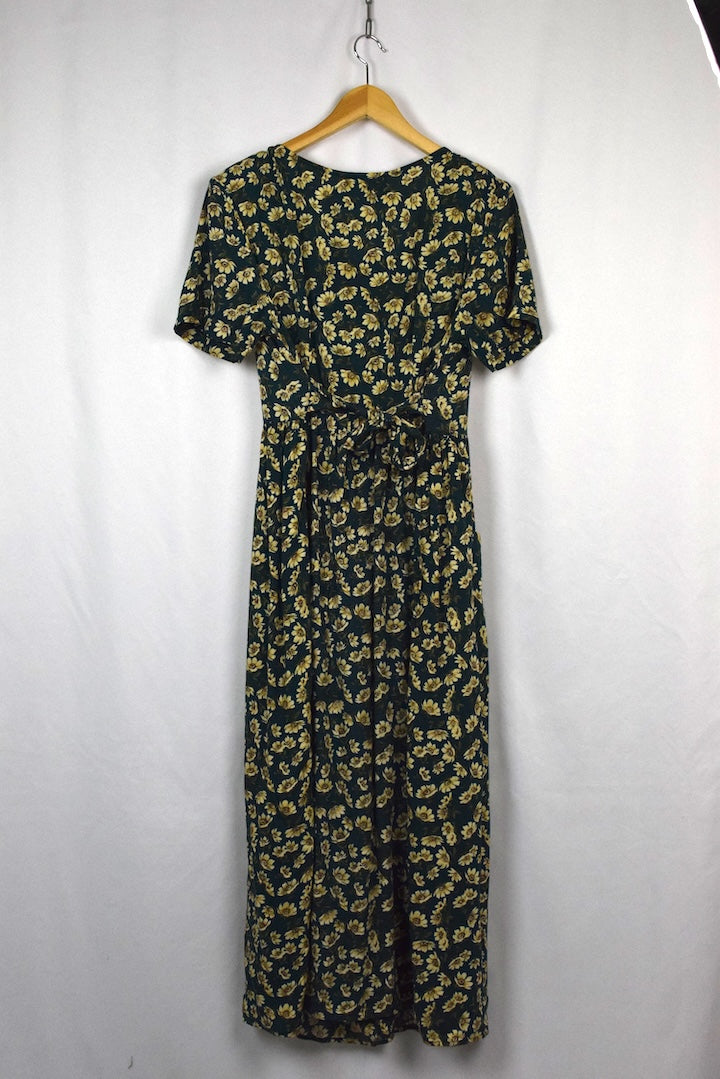 80s floral Print Dress