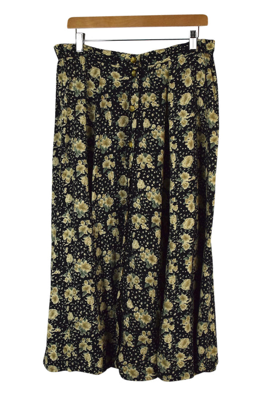 Pellini Brand Floral Print Skirt