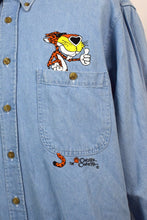 Load image into Gallery viewer, 90s Chester Cheetah Denim Shirt
