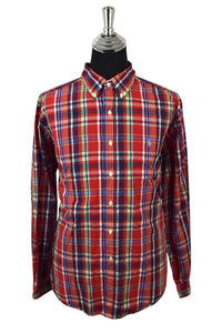 Red Ralph Lauren Brand Checkered Shirt