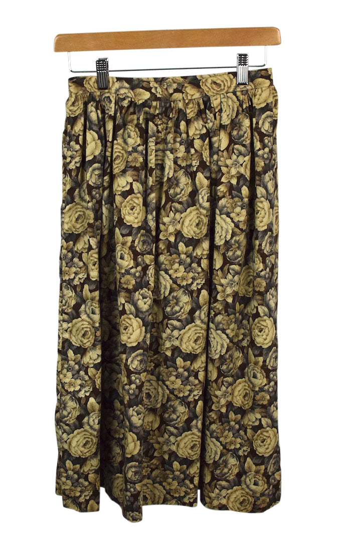 Reworked Floral Skirt