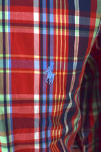 Load image into Gallery viewer, Red Ralph Lauren Brand Checkered Shirt
