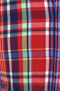 Red Ralph Lauren Brand Checkered Shirt