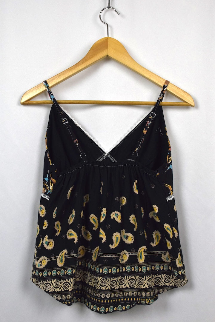 Reworked Floral Print Top