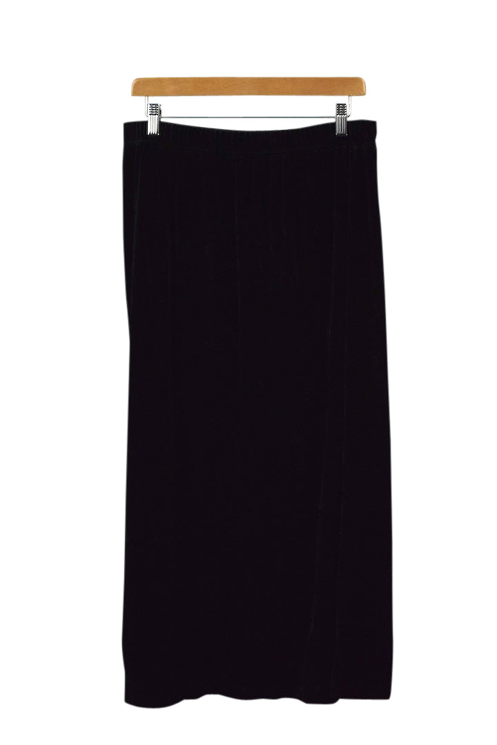 Black Velvet Skirt