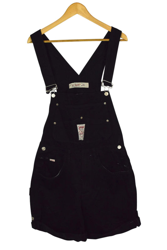 Black Denim Overalls