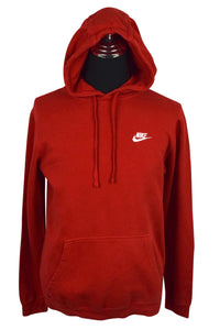 Red Nike Brand Hoodie