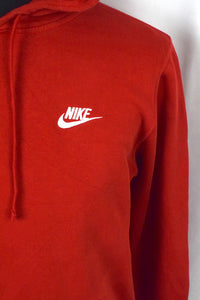 Red Nike Brand Hoodie