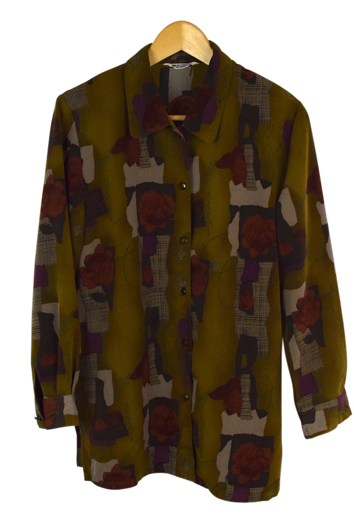 Abstract Print Blouse