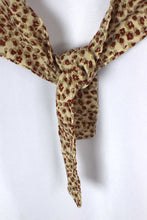 Load image into Gallery viewer, Reworked Animal Print Tie Up Top
