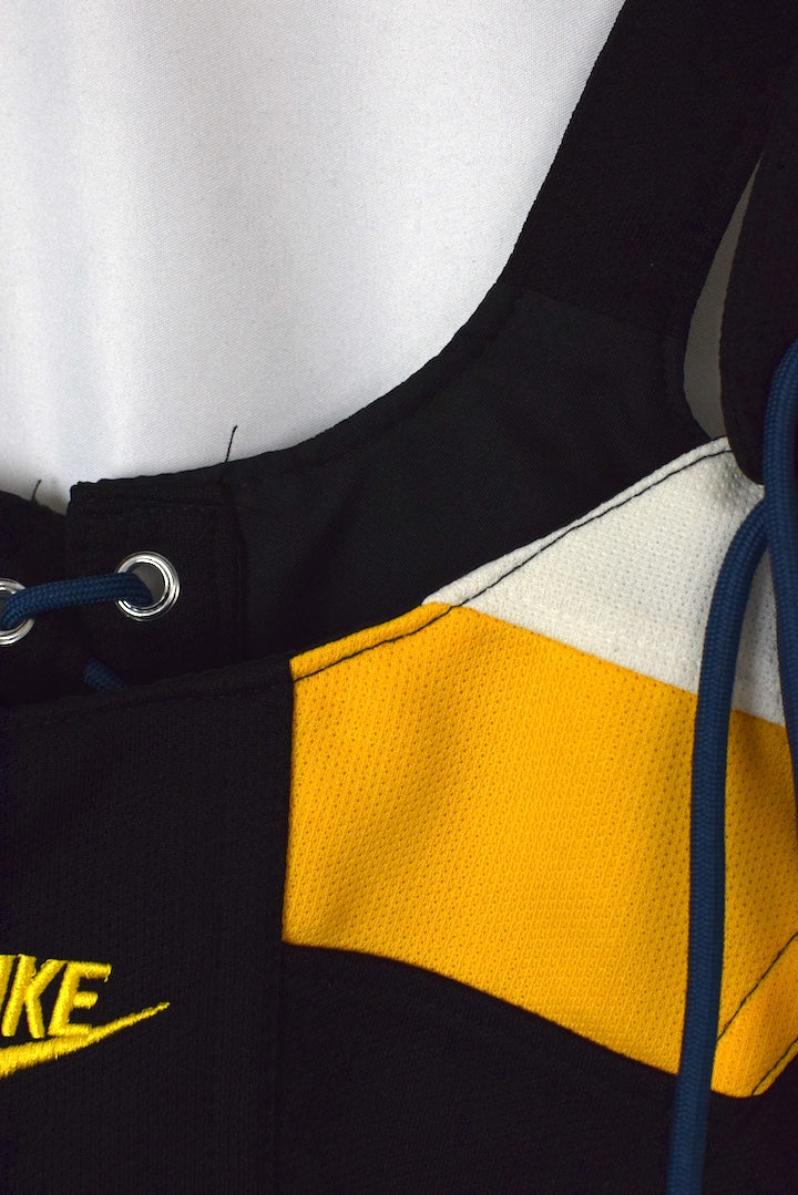 Reworked Nike Brand Corset Top