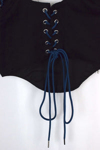 Reworked Nike Brand Corset Top