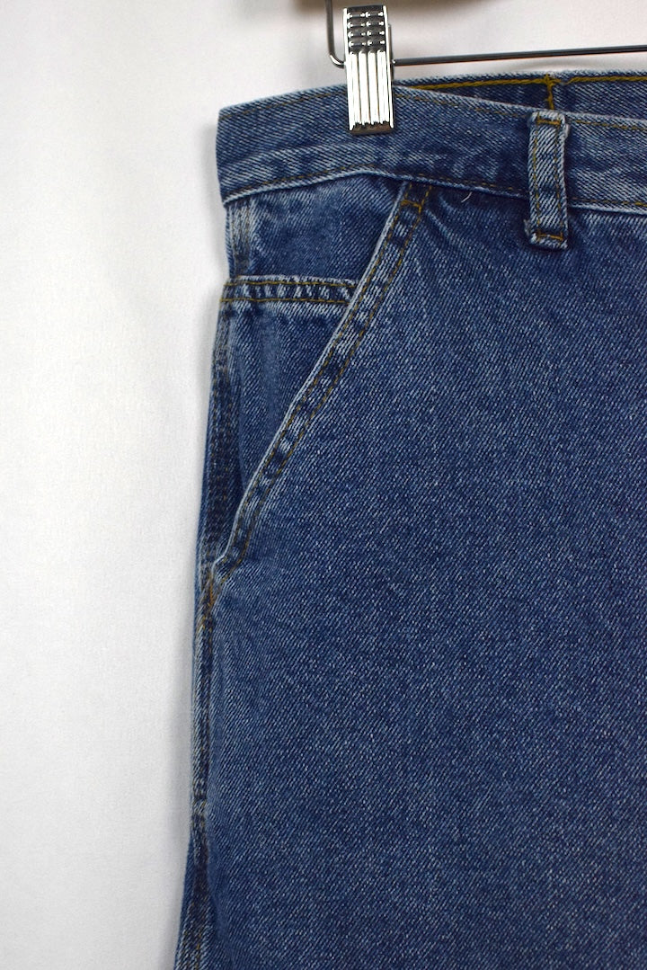 Reworked Full Blue Brand Denim Jorts