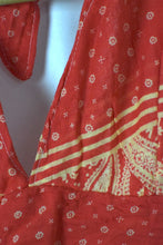 Load image into Gallery viewer, Reworked Paisley Print Tie-Up Top
